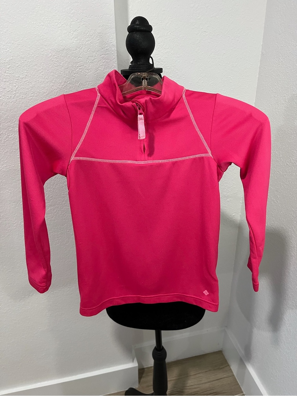 Hot Pink Half-Zip Performance Pullover